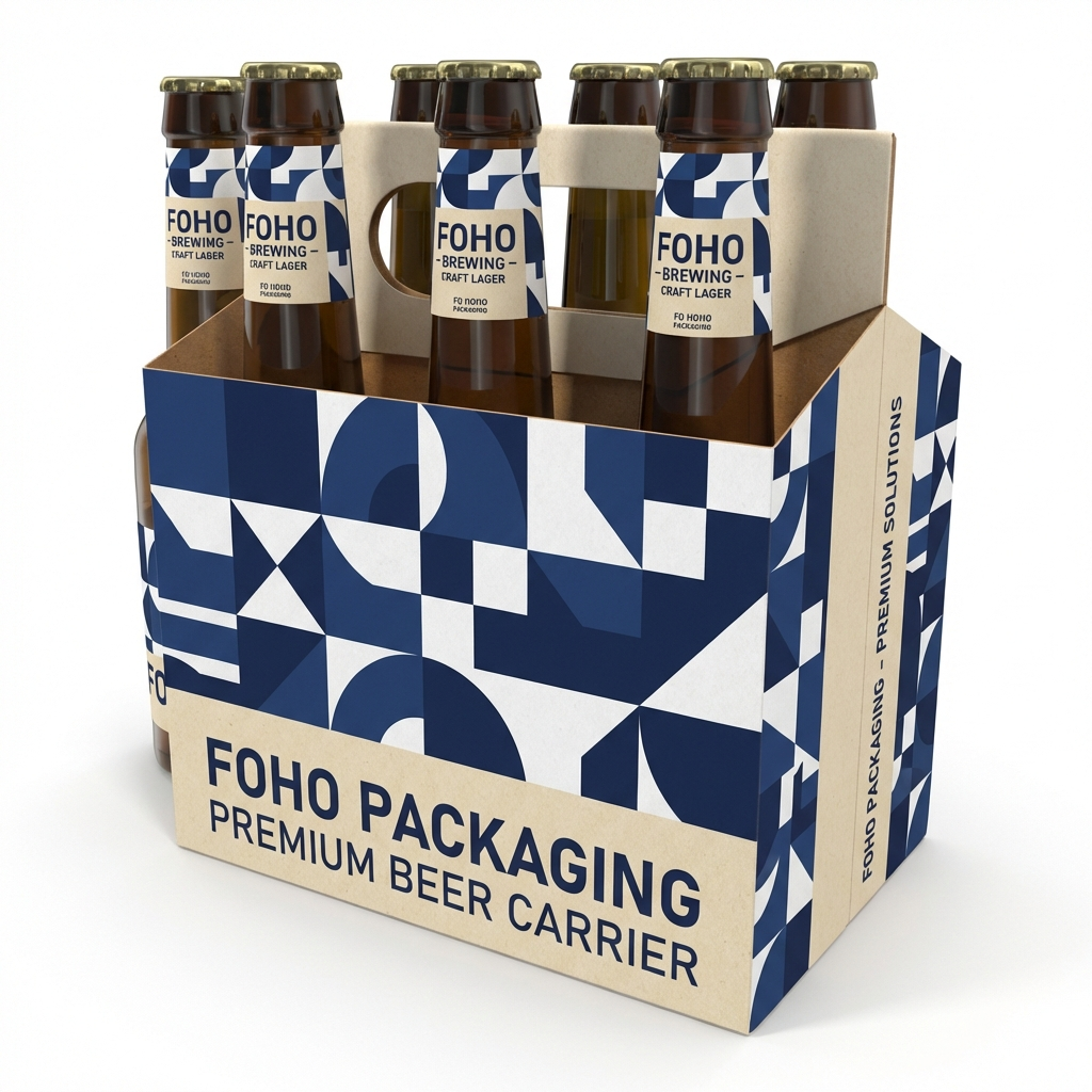 Wine packaging insert example showing the interior compartment layout